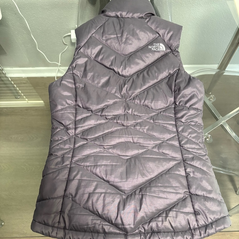The North Face Charcoal Puffer vest